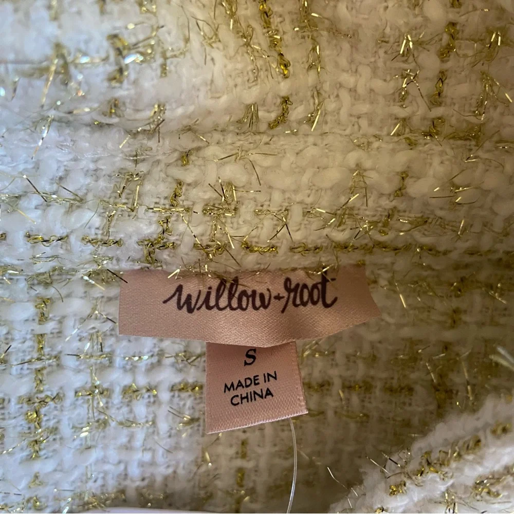 White/Gold Shacket - Picture 2 of 4